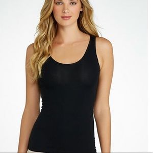 Spanx Black Classic Scoop Neck Top Control Tank